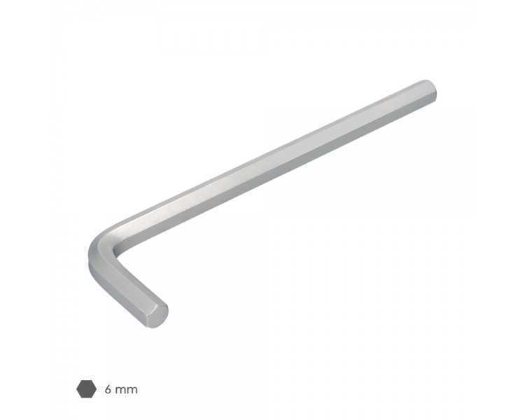 Llave Allen Larga Acero Cromo Vanadio Profesional 6,0 mm. Llave Hexagonal, Llave Allen Taller Mecanica, Llave Allen Bricolaje