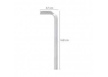 Llave Allen Larga Acero Cromo Vanadio Profesional 7,0 mm. Llave Hexagonal, Llave Allen Taller Mecanica, Llave Allen Bricolaje