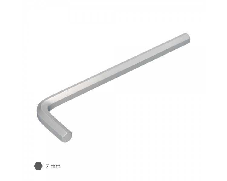 Llave Allen Larga Acero Cromo Vanadio Profesional 7,0 mm. Llave Hexagonal, Llave Allen Taller Mecanica, Llave Allen Bricolaje
