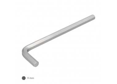 Llave Allen Larga Acero Cromo Vanadio Profesional 9,0 mm. Llave Hexagonal, Llave Allen Taller Mecanica, Llave Allen Bricolaje