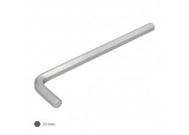 Llave Allen Larga Acero Cromo Vanadio Profesional 10,0 mm. Llave Hexagonal, Llave Allen Taller Mecanica, Llave Allen Bricolaje