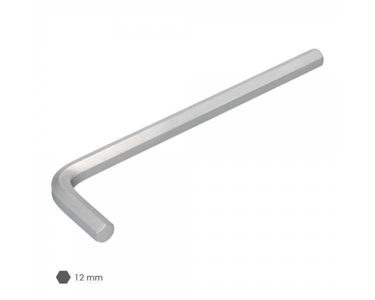 Llave Allen Larga Acero Cromo Vanadio Profesional 12,0 mm. Llave Hexagonal, Llave Allen Taller Mecanica, Llave Allen Bricolaje