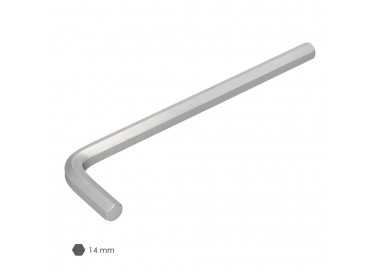Llave Allen Larga Acero Cromo Vanadio Profesional 14,0 mm. Llave Hexagonal, Llave Allen Taller Mecanica, Llave Allen Bricolaje