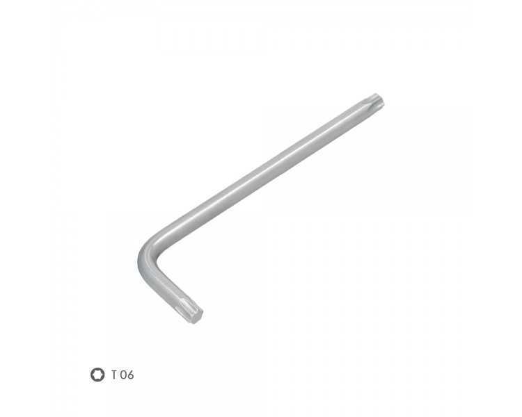 Llave Torx Larga Acero Cromo Vanadio Profesional T06 mm. Llave Estrella, Llave Allen Estrella