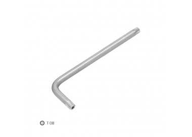 Llave Torx Inviolable Larga Acero Cromo Vanadio Profesional T08 mm. Llave Estrella, Llave Allen Estrella