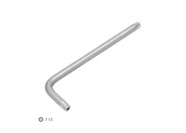 Llave Torx Inviolable Larga Acero Cromo Vanadio Profesional T15 mm. Llave Estrella, Llave Allen Estrella