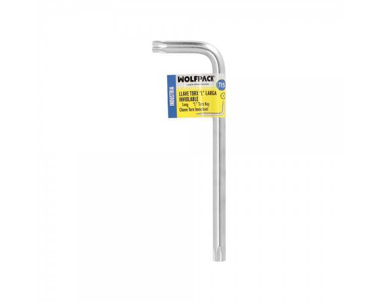 Llave Torx Inviolable Larga Acero Cromo Vanadio Profesional T15 mm. Llave Estrella, Llave Allen Estrella