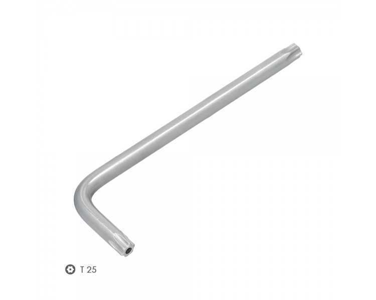 Llave Torx Inviolable Larga Acero Cromo Vanadio Profesional T25 mm. Llave Estrella, Llave Allen Estrella
