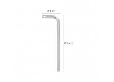 Llave Torx Inviolable Larga Acero Cromo Vanadio Profesional T27 mm. Llave Estrella, Llave Allen Estrella