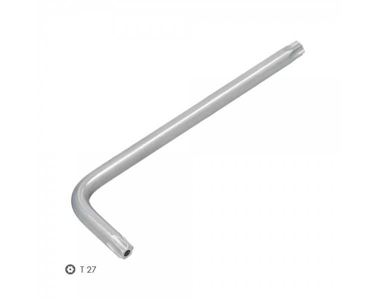 Llave Torx Inviolable Larga Acero Cromo Vanadio Profesional T27 mm. Llave Estrella, Llave Allen Estrella