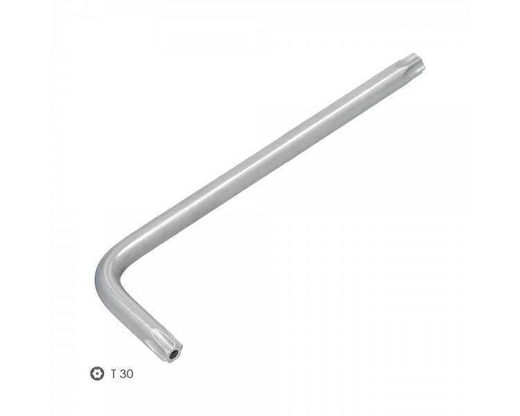 Llave Torx Inviolable Larga Acero Cromo Vanadio Profesional T30 mm. Llave Estrella, Llave Allen Estrella