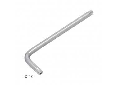 Llave Torx Inviolable Larga Acero Cromo Vanadio Profesional T40 mm. Llave Estrella, Llave Allen Estrella
