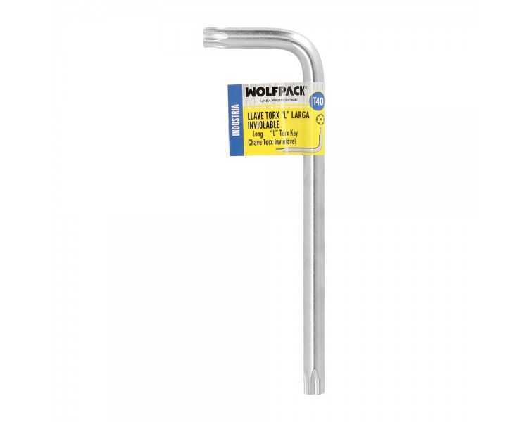 Llave Torx Inviolable Larga Acero Cromo Vanadio Profesional T40 mm. Llave Estrella, Llave Allen Estrella