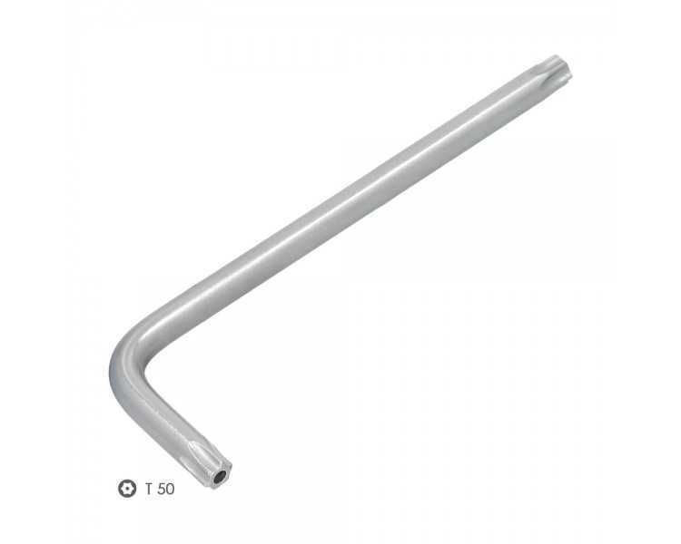 Llave Torx Inviolable Larga Acero Cromo Vanadio Profesional T50 mm. Llave Estrella, Llave Allen Estrella