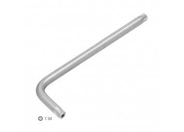 Llave Torx Inviolable Larga Acero Cromo Vanadio Profesional T50 mm. Llave Estrella, Llave Allen Estrella