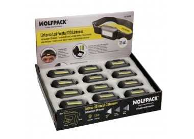 Linterna Led Frontal Cabeza Ajustable 120 Lumenes, 3 Modos, Cinta Ajustable, 3 Baterias AAA Incluidas