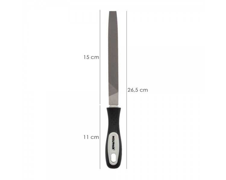 Lima Con Mango Plana Punta Entrefina 6"