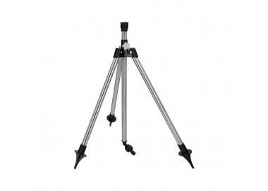 Tripode Para Aspersores Altura Regulable 55/90 cm. Tomas agua 1/2". Acero Cromado. Tripode Aspersores Jardineria