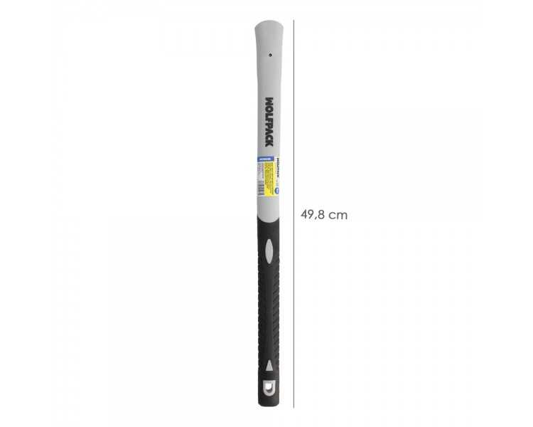 Mango Fibra Vidrio Para Martillos Enconfradores 498 mm. Mango Bimaterial Absorve Vibraciones