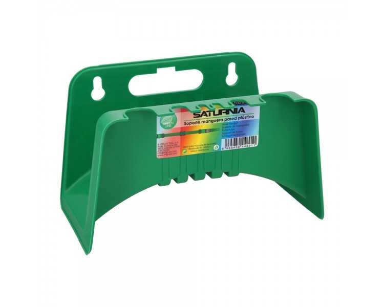 Soporte Para Mangueras De Jardín. Fijación a la  Pared. Realizado en Plastico