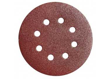 Lija Recambio Velcro Para Lijadoras Excentricas Disco 125 Ø Con Agujeros Grano 40 (10 Piezas)