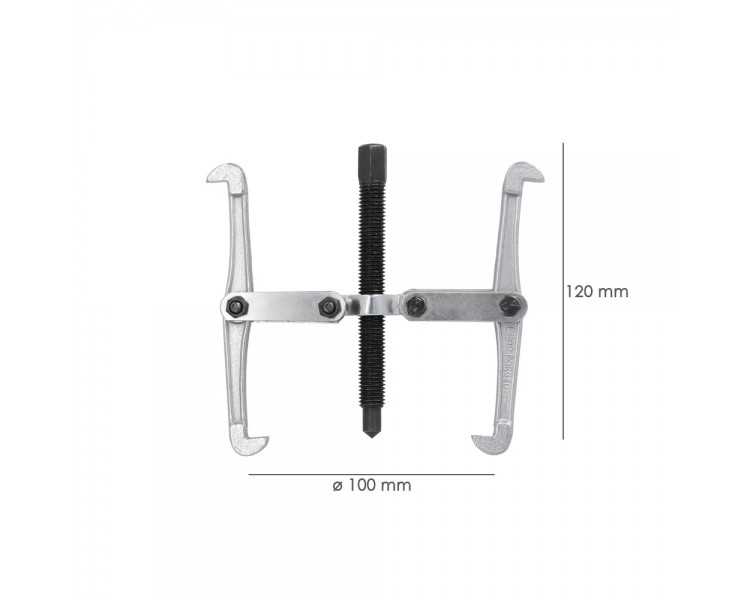 Extractores Interiores / Exteriores 2 Brazos Ø 100 mm. / 4" Extractor Paralelo, Extractor Rodamientos, Extractor Engranajes