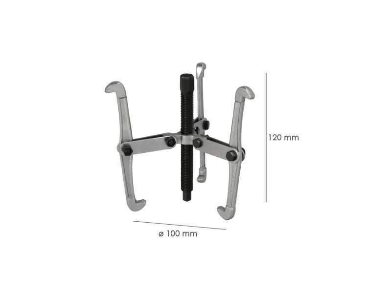 Extractores Interiores / Exteriores 3 Brazos Ø 100 mm. / 4" Extractor Paralelo, Extractor Rodamientos, Extractor Engranajes