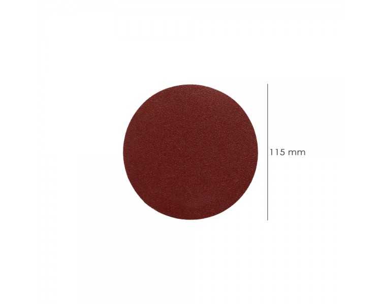 Lija recambio velcro disco Ø 125 mm. con agujeros grano 240 (10 Piezas)