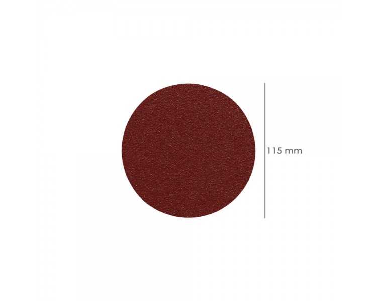 Lija Recambio Velcro Disco Ø 125 mm. con Agujeros Grano  80 (10 Piezas)