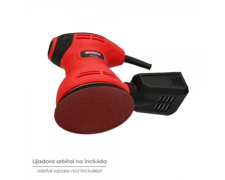 Lija Recambio Velcro Disco Ø 125 mm. con Agujeros Grano  80 (10 Piezas)