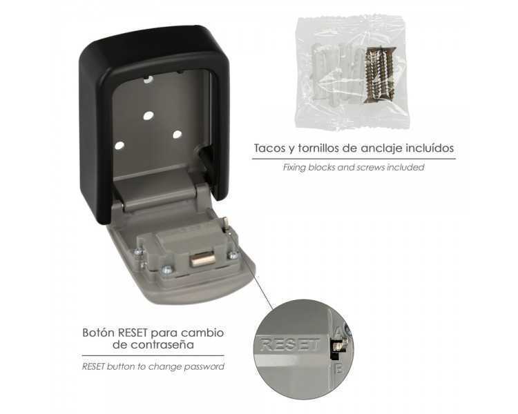 Caja De Seguridad Para Llaves Con Codigo, 4 Digitos. Caja Llaves, Caja Llaves Calle, Caja De Llaves Pared, Caja De Llaves Codigo