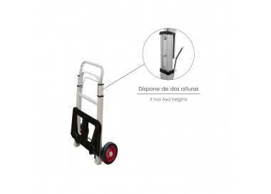 Carretilla Plegable Aluminio Plegable 90 kg.