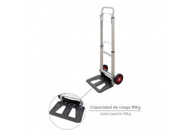 Carretilla Plegable Aluminio Plegable 90 kg.