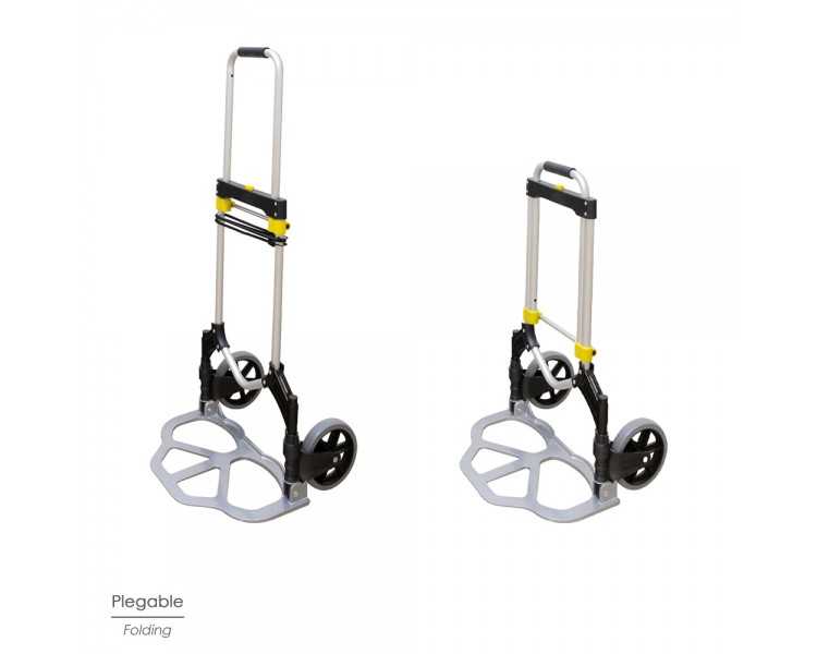 Carretilla Plegable Aluminio Portatil   80 kg.
