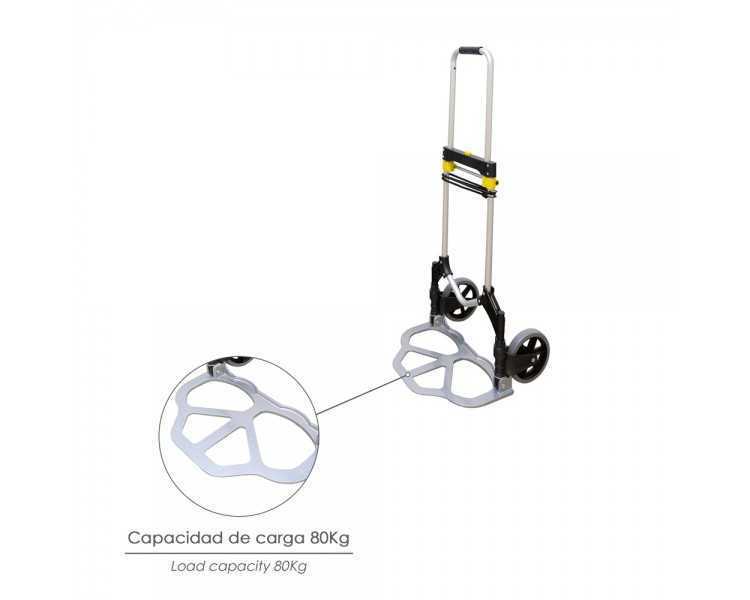 Carretilla Plegable Aluminio Portatil   80 kg.