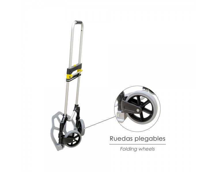 Carretilla Plegable Aluminio Portatil   80 kg.