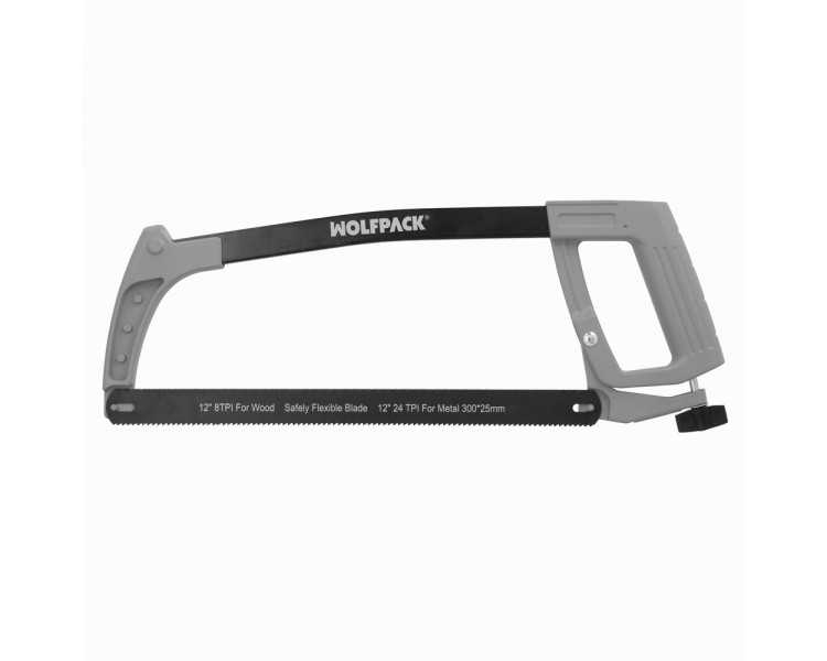 Arco Sierra Aluminio Con Empuñadura Doble Profesional. Con Hoja Acero HSS, Sierra de Arco Profesional, Sierra Metal Profesional,