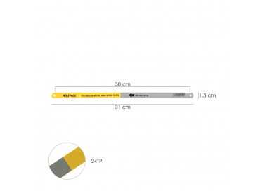 Hoja Para Sierra Arco Bimetal HSS 1Corte
