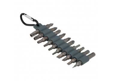 Juego De 20 Puntas Con Mosqueton Para Cinturon. Acero Cromo Vanadio.