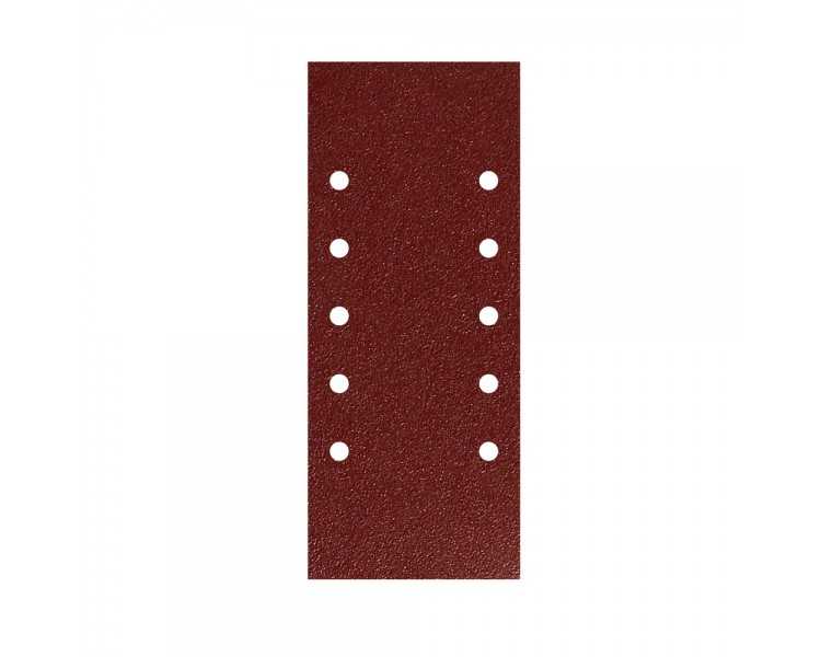 Lija Recambio Con Velcro 115x280 mm. con Agujeros Grano  120 (10 Piezas)