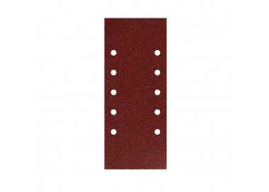 Lija Recambio Con Velcro 115x280 mm. con Agujeros Grano  120 (10 Piezas)