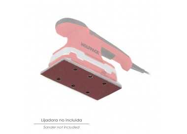 Lija Recambio Con Velcro 115x280 mm. con Agujeros Grano  120 (10 Piezas)