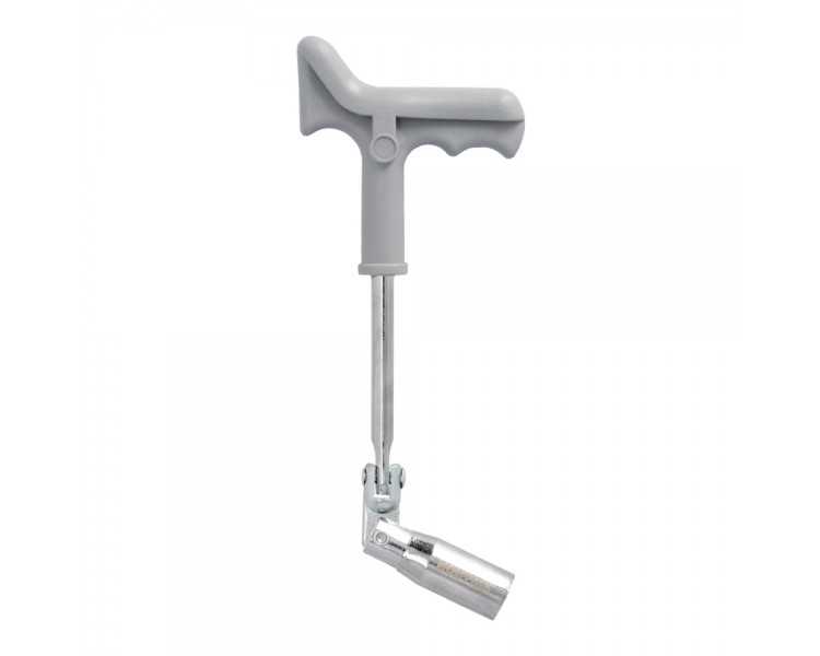 Llave Bujias Articulada 14 mm. Con Mango T