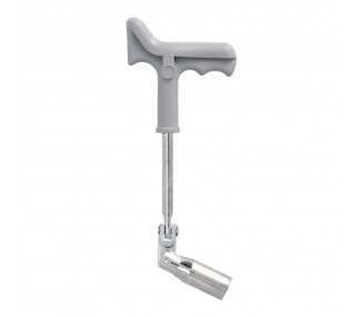 Llave Bujias Articulada 16 mm. Con Mango T