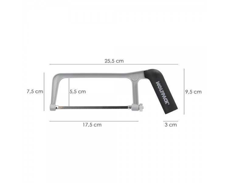 Arco Sierra Mini Profesional Aluminio Hoja 150 mm. Serrucho, Segueta, Segueta, Mini Arco Sierra