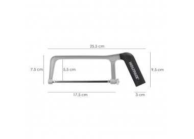 Arco Sierra Mini Profesional Aluminio Hoja 150 mm. Serrucho, Segueta, Segueta, Mini Arco Sierra