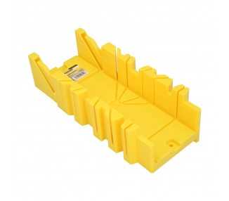 Guia Ingletes Plastico 10,5x 30 cm. Caja Ingletes, Caja Sierra Ingletadora, Guia Ingletadora. 3 Angulos