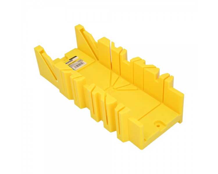 Guia Ingletes Plastico 10,5x 30 cm. Caja Ingletes, Caja Sierra Ingletadora, Guia Ingletadora. 3 Angulos