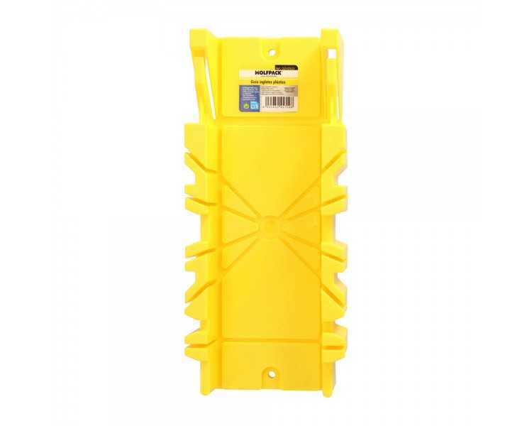 Guia Ingletes Plastico 10,5x 30 cm. Caja Ingletes, Caja Sierra Ingletadora, Guia Ingletadora. 3 Angulos