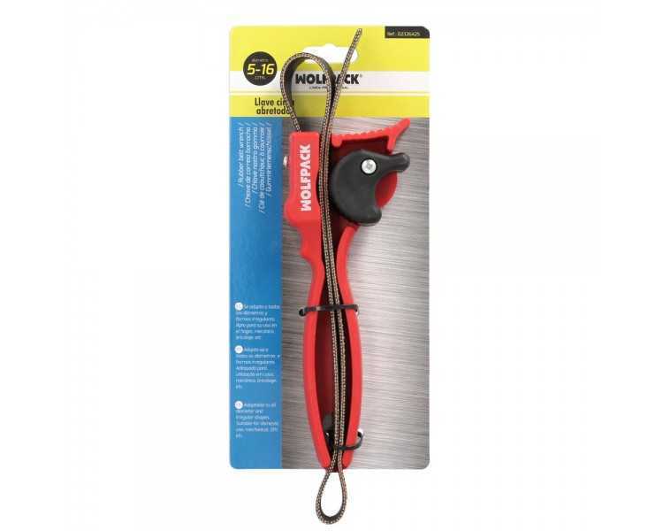 Llave Cinta Abretodo Ø 5 A Ø 16 cm. cinta Caucho Reforzado. Llave Filtros, Llave Tubos, Llave Tuberias, Llave Tapas,
